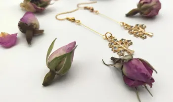 Boucles d'oreilles arbre