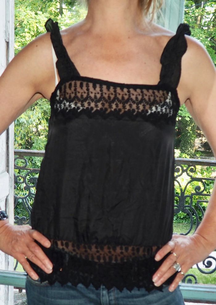 haut the Kooples en soie taille 1 - photo numéro 2