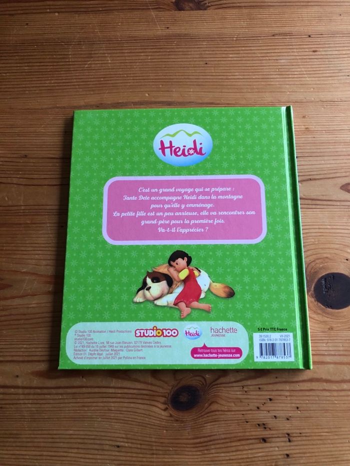 Livre Heidi : Le grand voyage - photo numéro 2