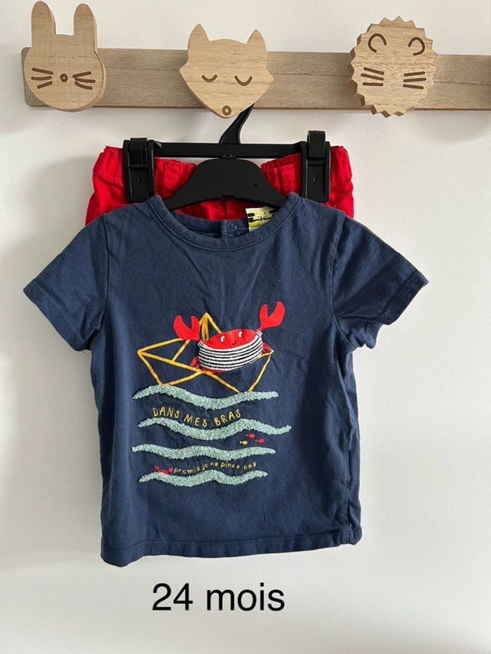 Ensemble t-shirt et short