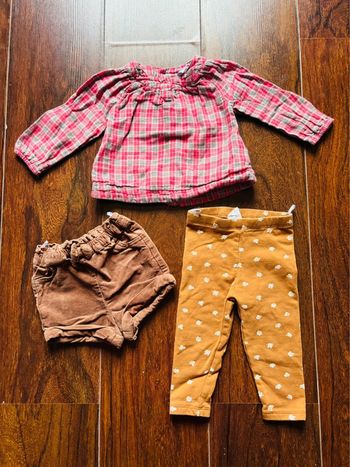 Ensemble fille 12 mois