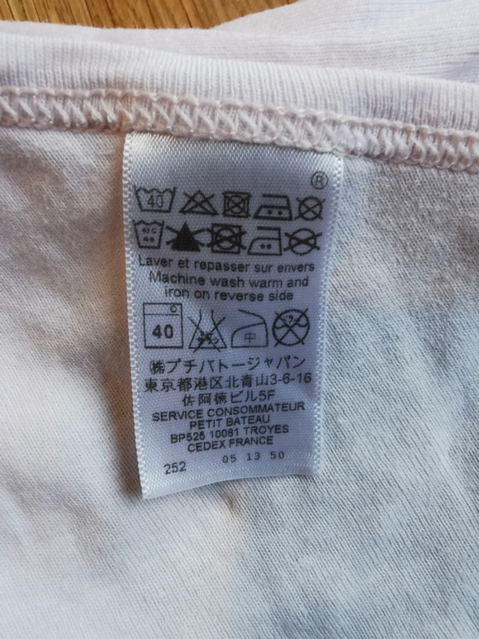 Lot 2 bodies Petit Bateau 1 mois - photo numéro 6