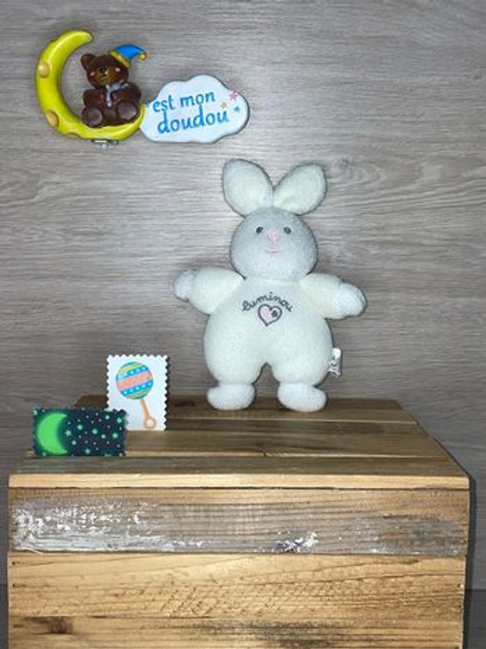 LM05 doudou lapin luminou