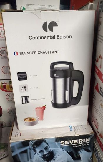 Blender Chauffant Continental edison 1L Neuf.