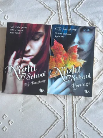 Livres night School tome 1 et 2