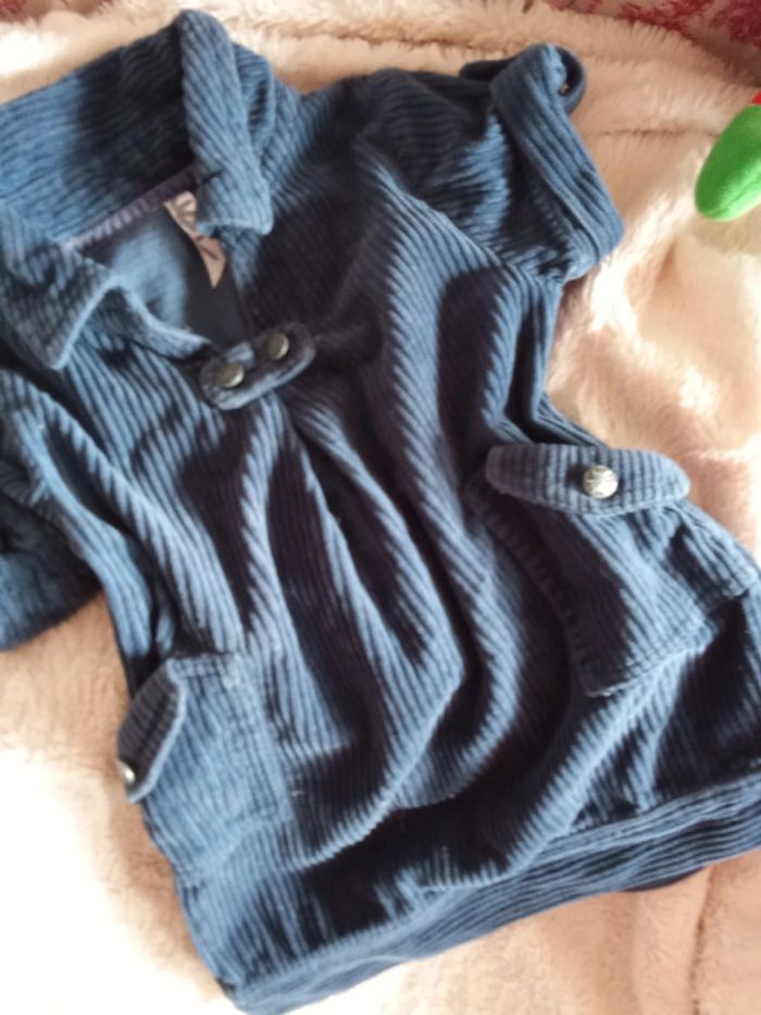 Superbe petite robe style velours 3 ans - photo numéro 2