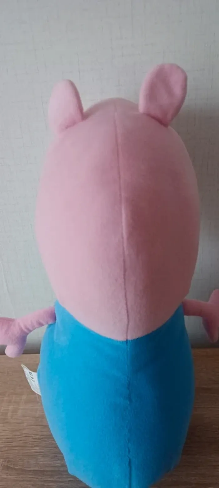 Peluche George Pig, environ 50 cm de hauteur, propre et en très bon état. - photo numéro 9