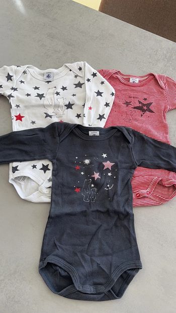 Lot 3 bodies petit bateau