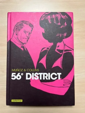 Livre bande dessinée 56e District de Munoz & Collins en très bon état (Prix Neuf 25€)