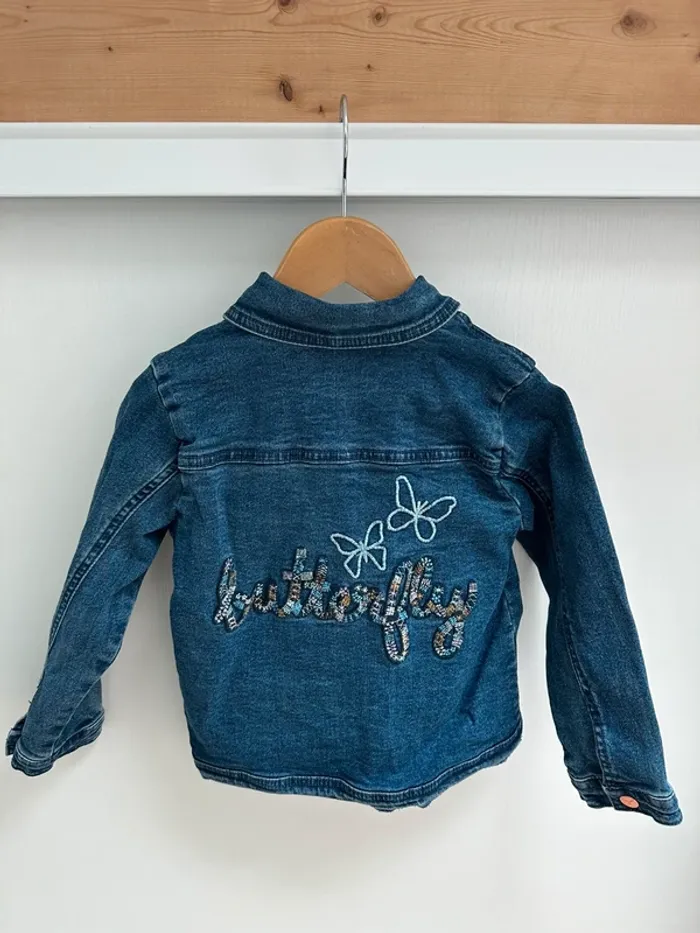 Veste en jean Butterfly - photo numéro 2