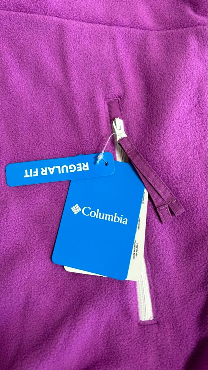 Polaire Columbia sequoia grove violet taille M - photo numéro 5