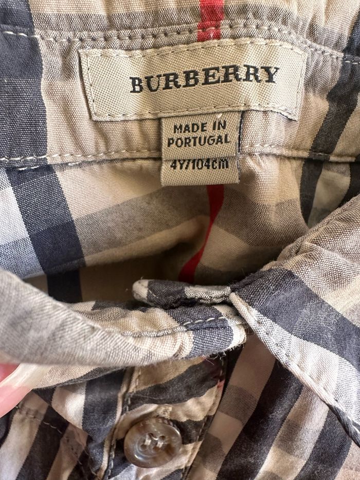 Robe d’été  burberry fille 4 ans vestido - photo numéro 4