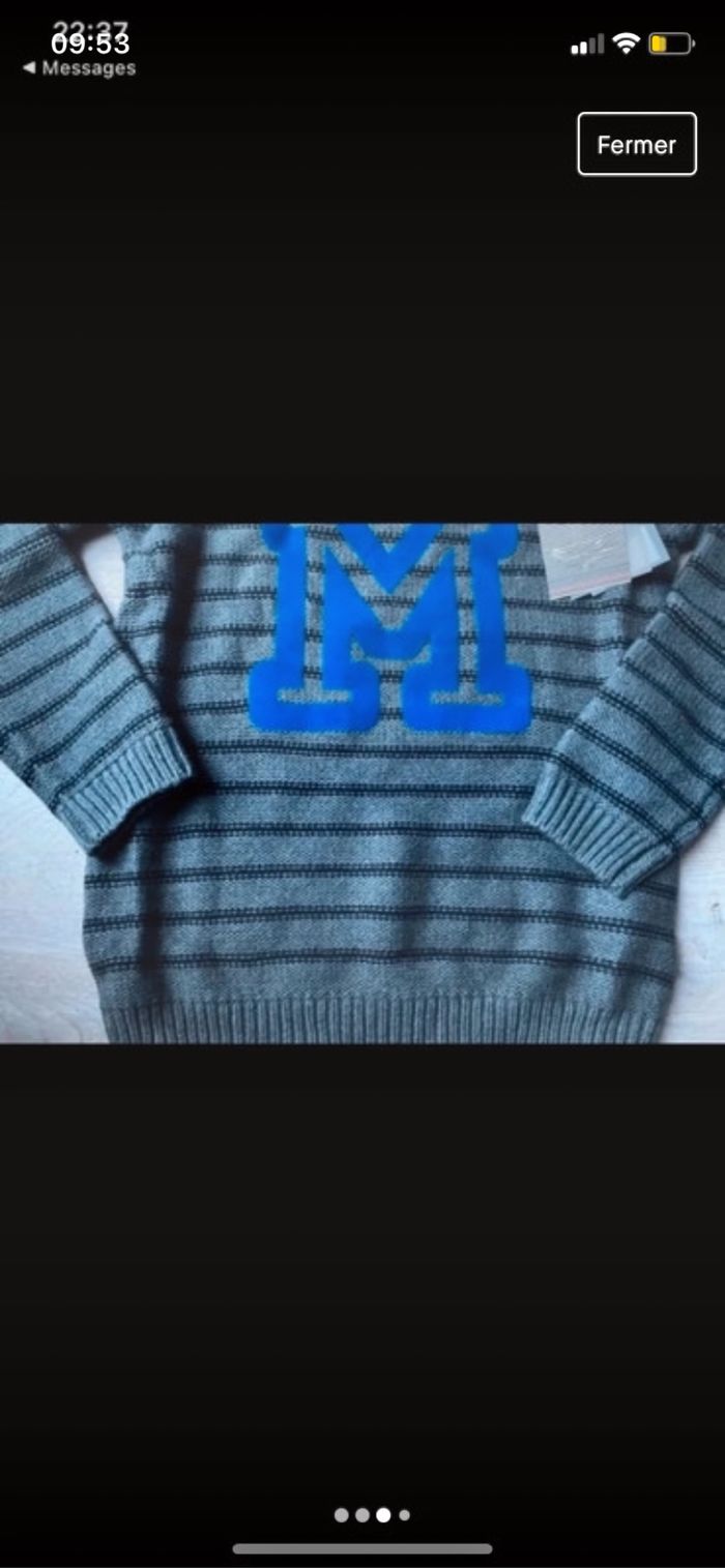Pull Little Marcel taille 10 ans Neuf - photo numéro 3