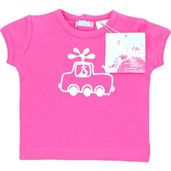 T-Shirt à manches courtes 3 mois en coton bio La Queue du Chat