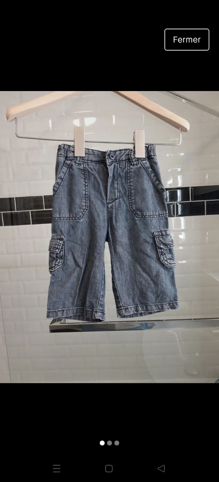 Bermuda pantacourt garçon en 2 ans Cyrillus