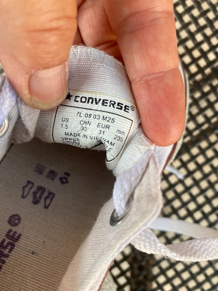 Converse 31 blanche - photo numéro 3