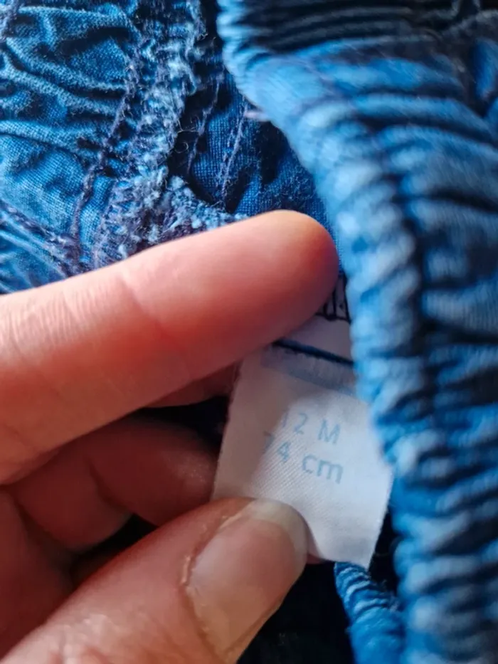 Short bleu, Garçon 12 mois - photo numéro 4