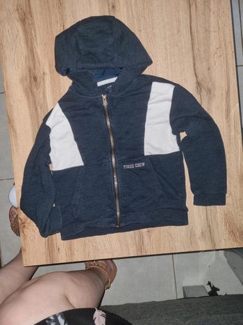 Sweat zippé à capuche