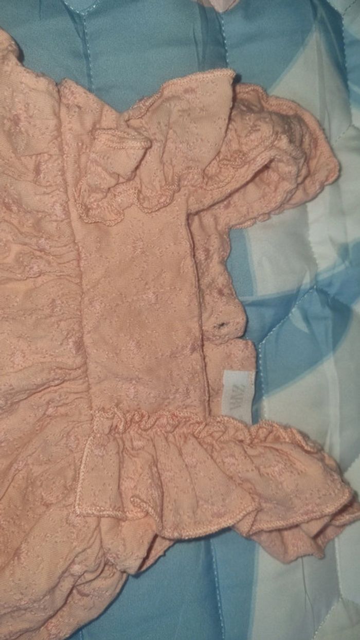 Ensemble Tee-shirt culotte 1/3 mois en très bon état - photo numéro 3