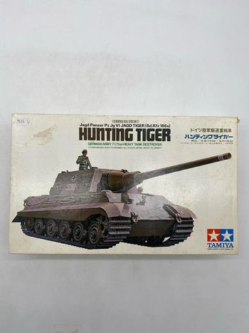 Maquette Tamiya Hunting Tiger motorized