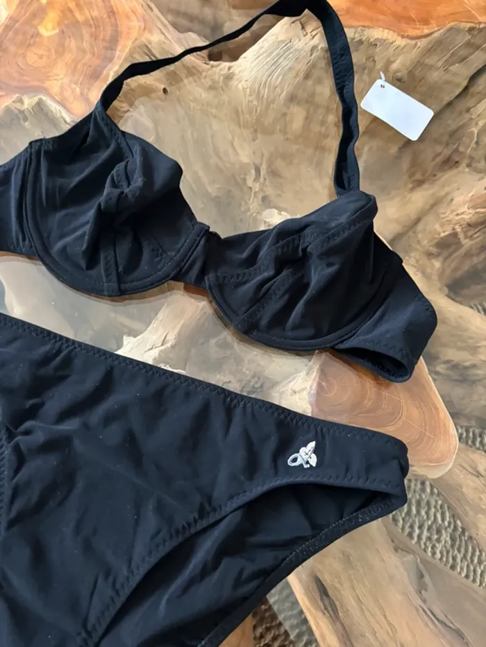 Maillot de bain 2 pièces Livia noir taille 42 - photo numéro 3