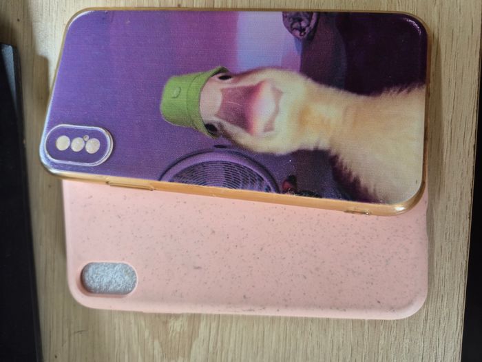 Lot de 2 coques iphone X