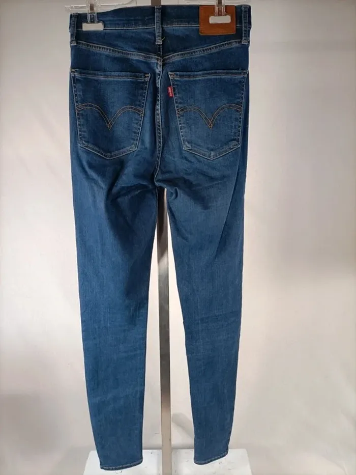 Jean Levi's taille haute slim - Levis Mile High Super Skinny - taille 27 A156 - photo numéro 3