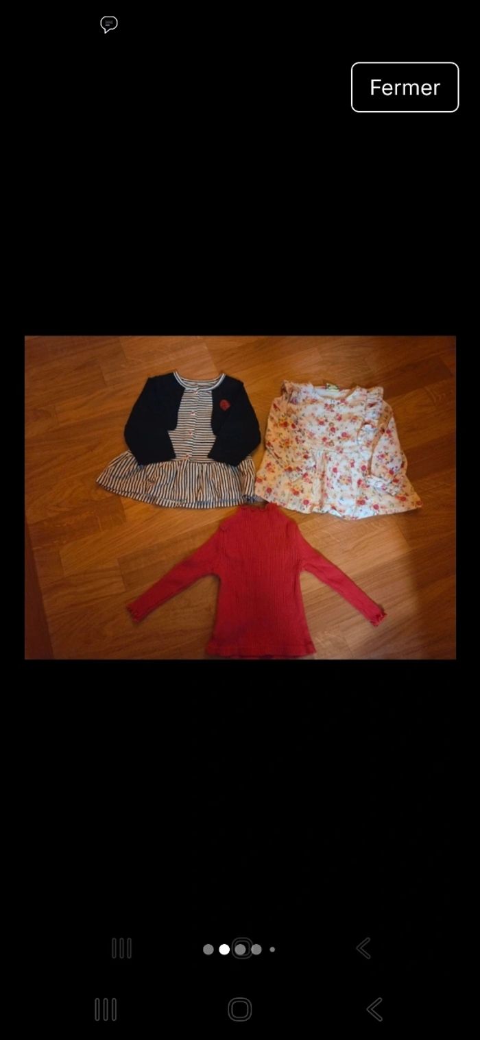 Lots vêtements fille 6 mois - photo numéro 6