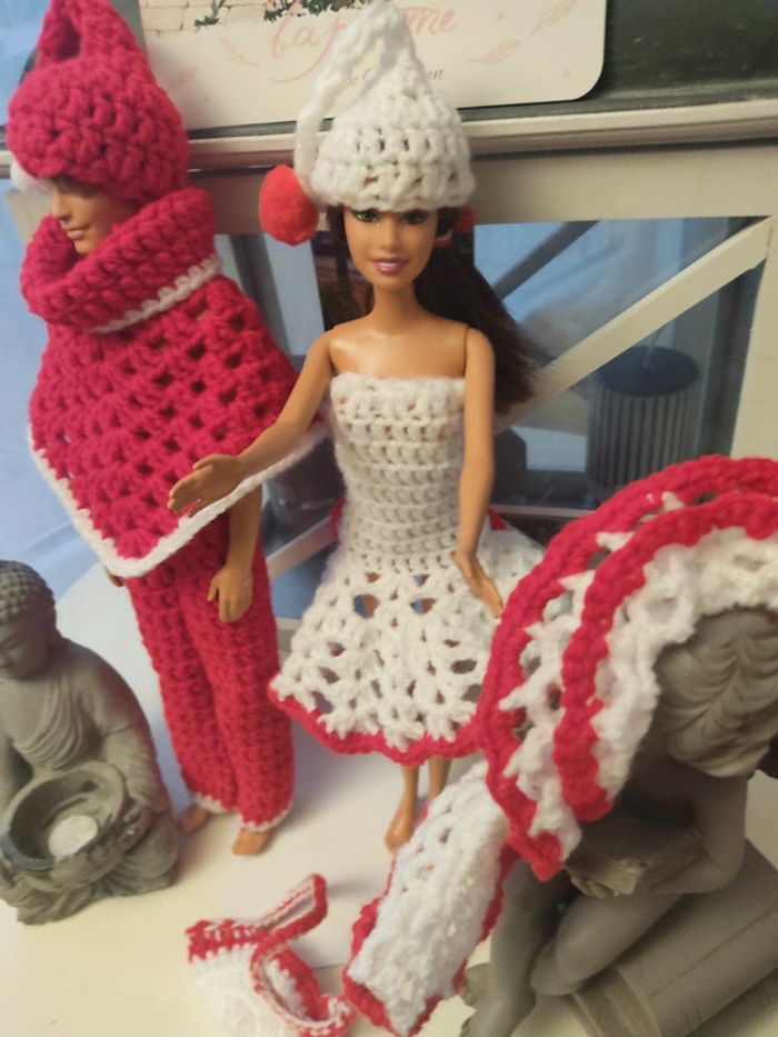 Vêtements pour Barbie Noël 3+1€ - photo numéro 8