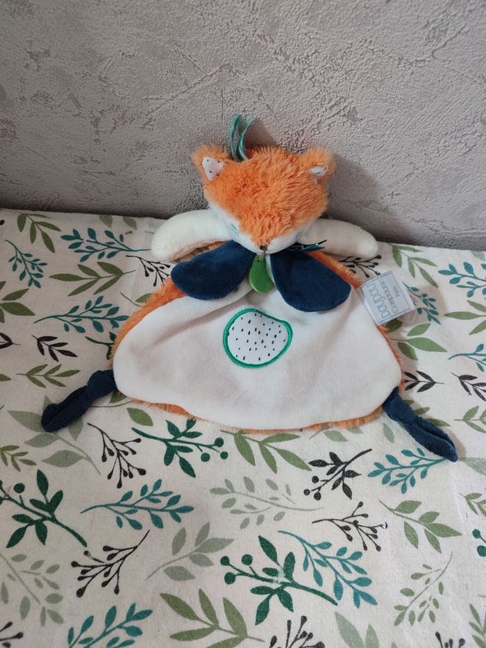 Doudou renard plume doudou et cie