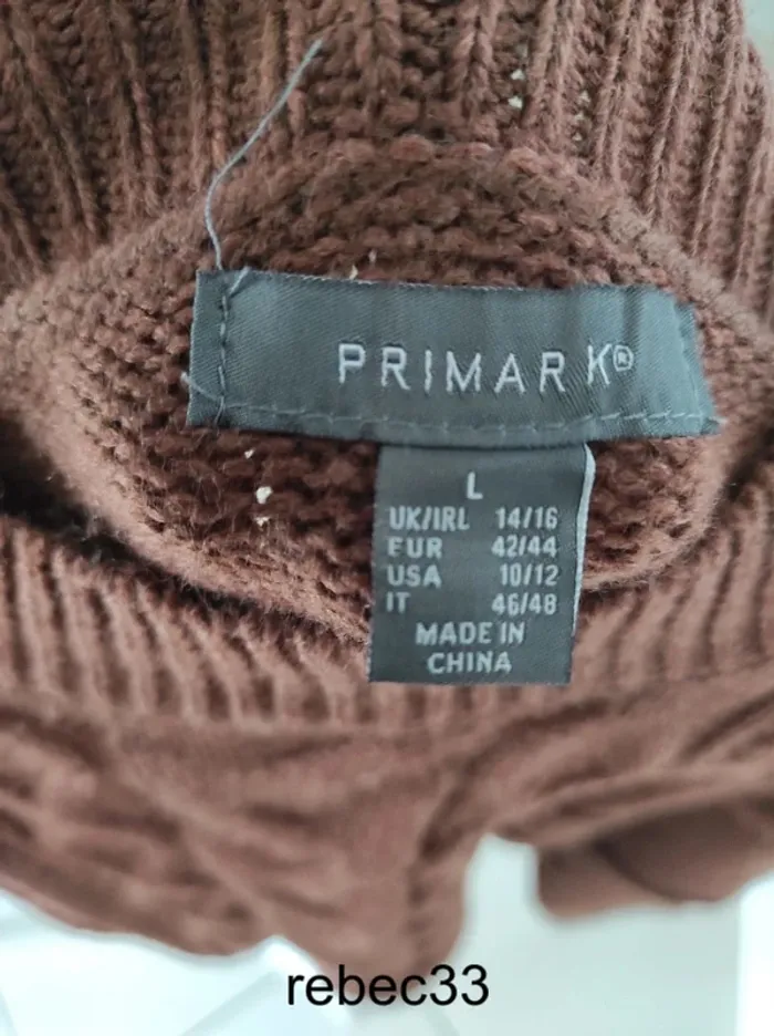 Pull chemise intégrée Primark - photo numéro 3