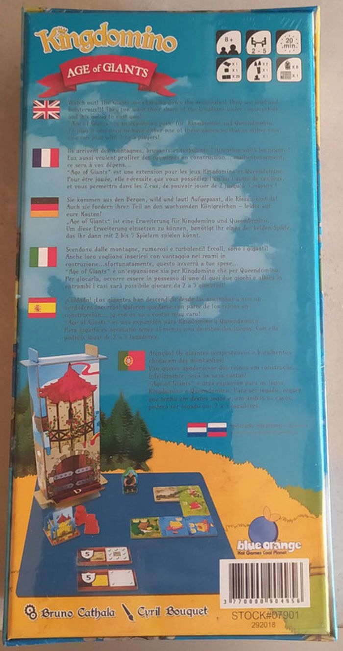 Extension king domino - age of giants - sous emballage - photo numéro 2