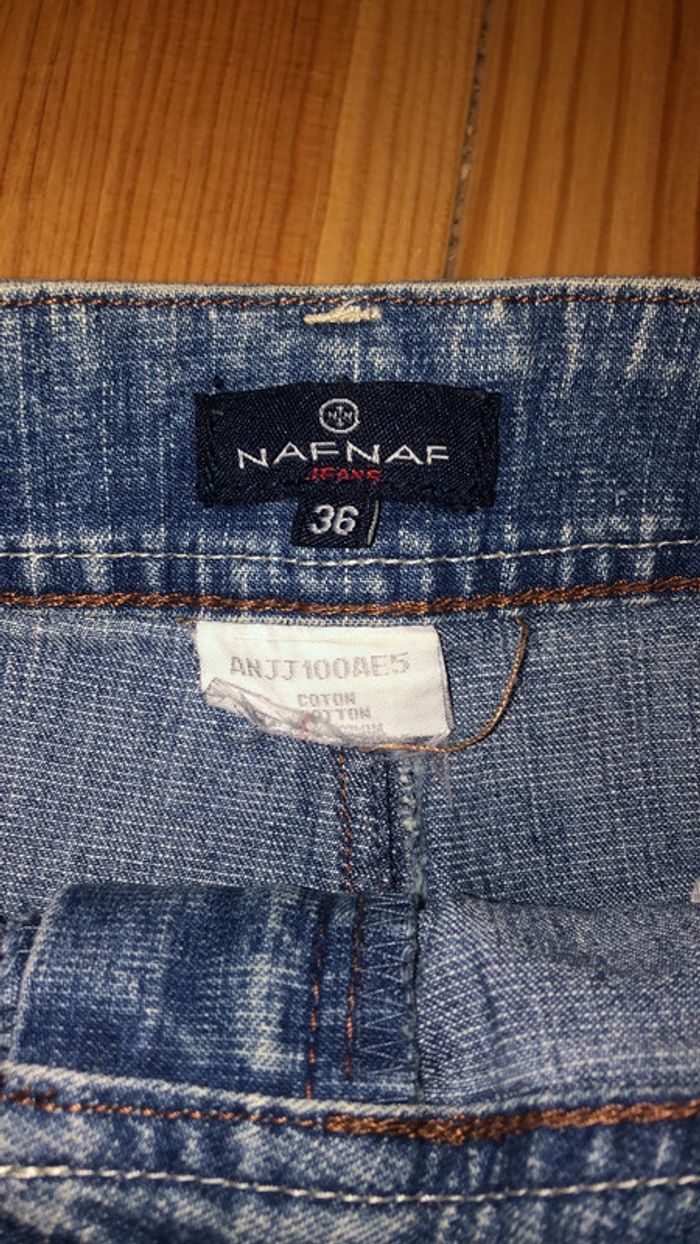 Jupe en jean Naf Naf taille 36 - photo numéro 4