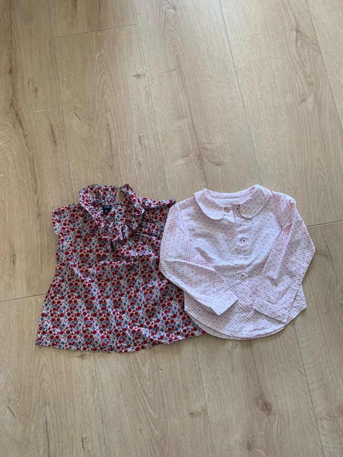 Lot chemise 24 mois