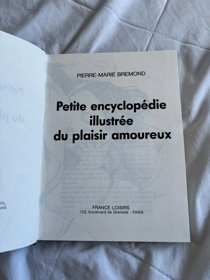 Petite Encyclopédie Illustrée du Plaisir Amoureux Pierre-Marie Brémond 1980 Bayan 1974 - photo numéro 7