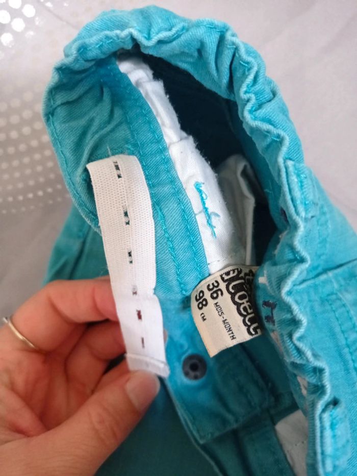 Jean turquoise - photo numéro 4