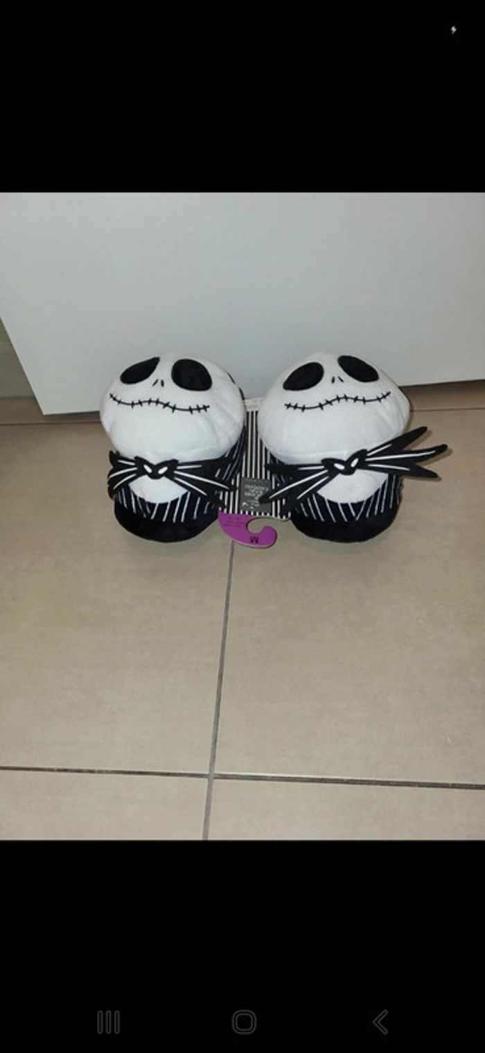 Pantoufles jack skellington