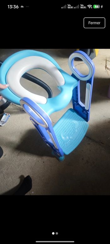 Siège de toilette, réducteur 