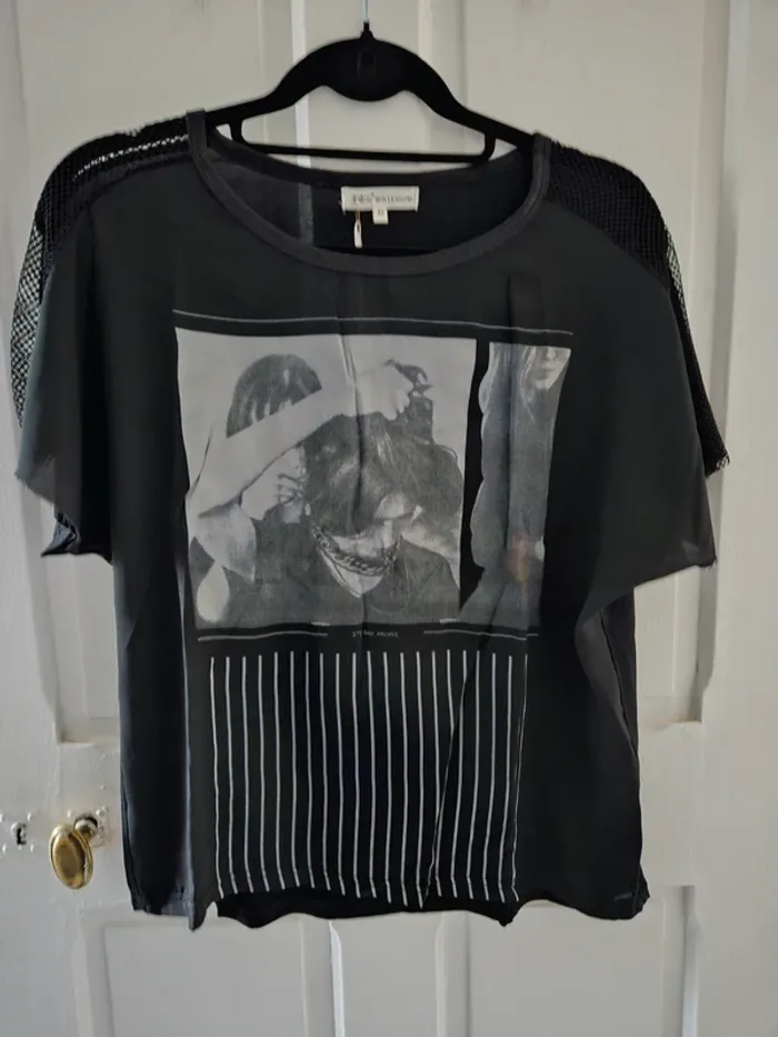 T-shirt noir T.M
