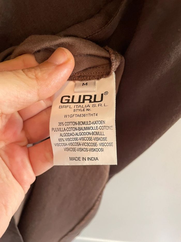 Robe asymétrique marron taille M Guru - photo numéro 8