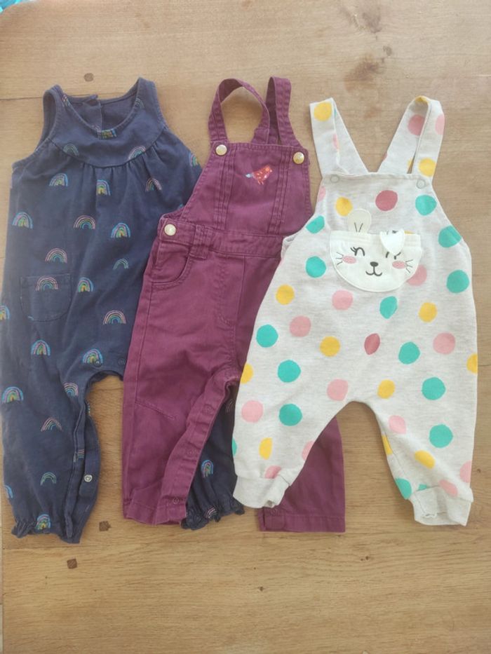 Lot salopette 12 mois /1 an