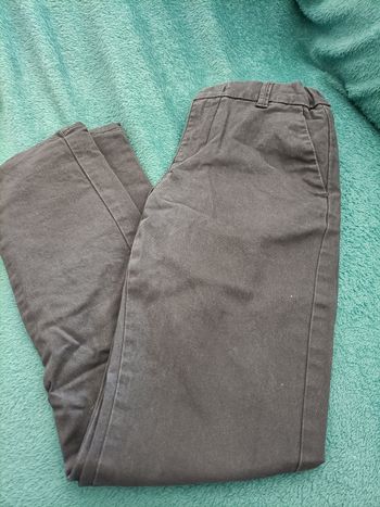 Pantalon bleu marine tape à l'oeil