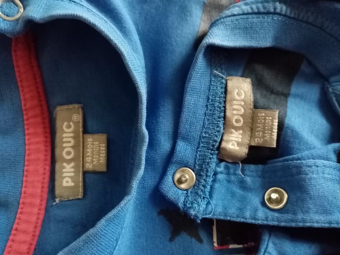 Lot de 2 t-shirts manches longues 24 mois - photo numéro 4