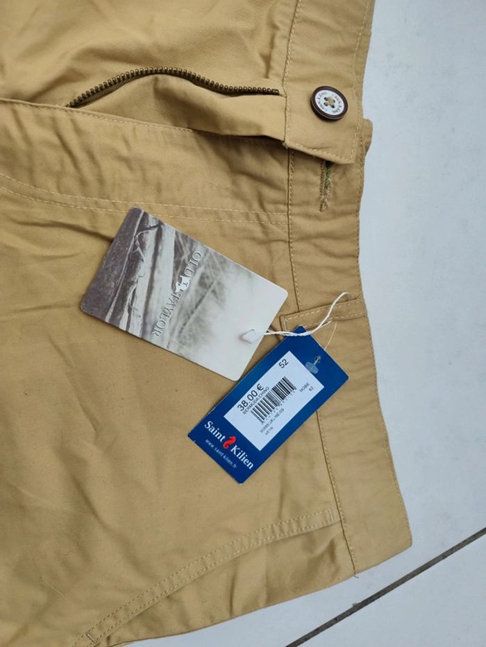 Short beige moutarde Old Taylor 52 neuf - photo numéro 2