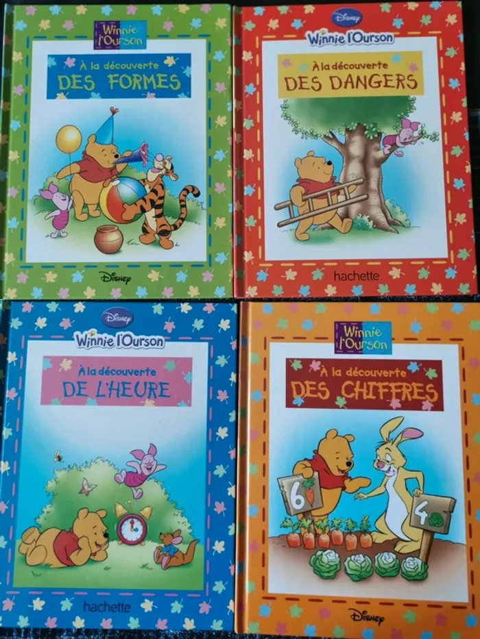 Lot de 4 livres Winnie l'ourson