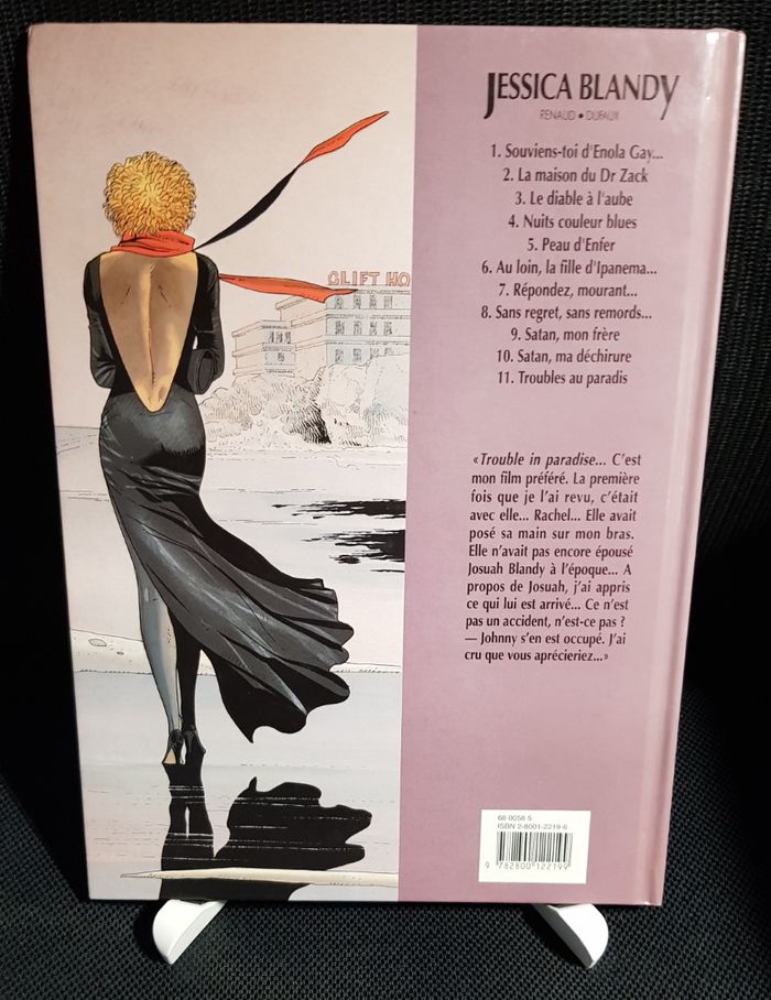 BD Jessica Blandy Tome 11 Troubles au paradis - Renaud - Jean Dufaux - Dupuis - photo numéro 2