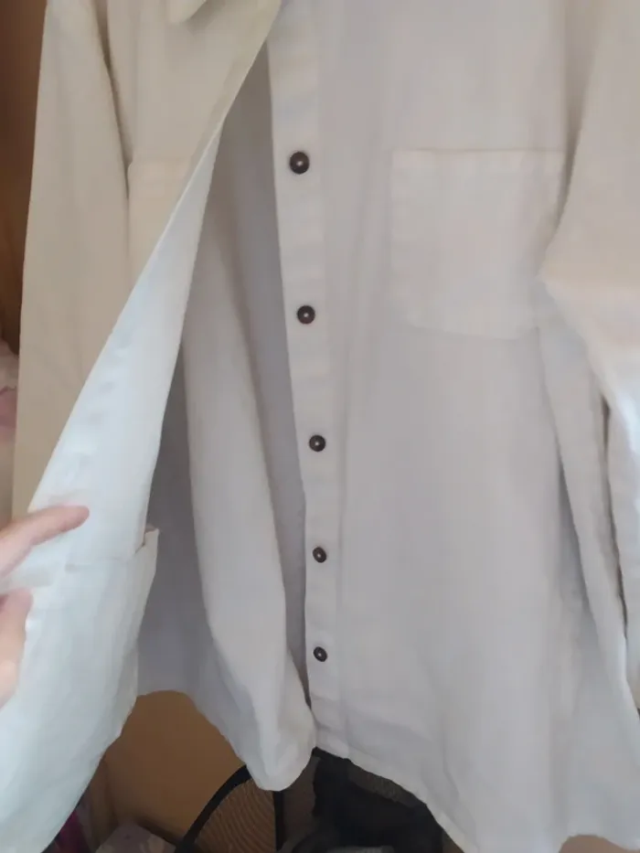 Veste en Jean blanc - photo numéro 3