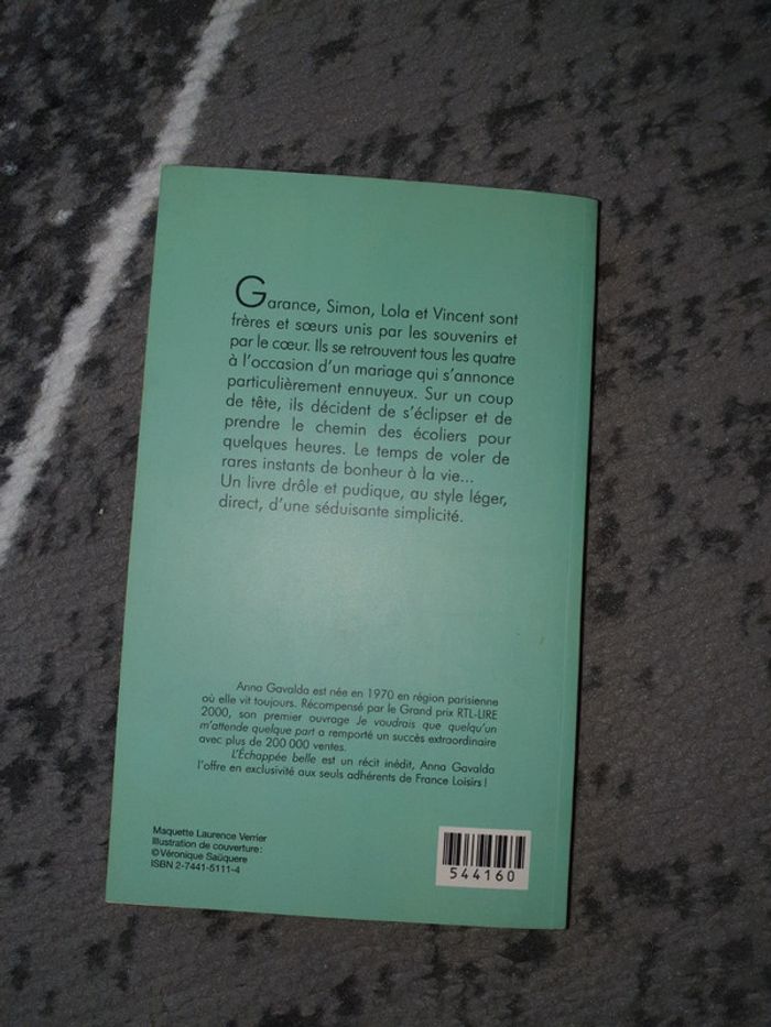 Livre "L'échappée belle" - photo numéro 2