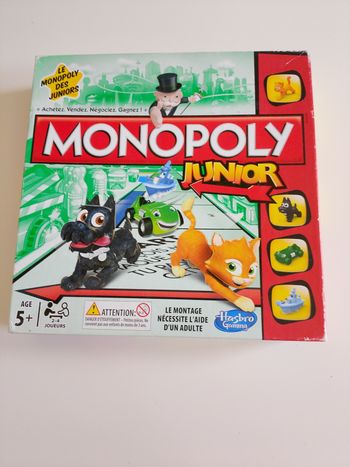 Monopoly junior hasbro gaming