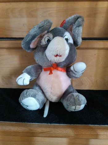 Peluche souris grise Gif Toy's
